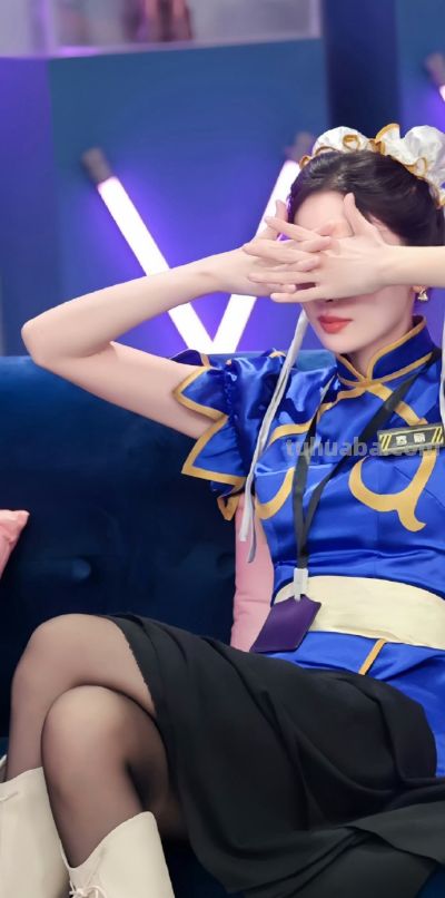 娜扎cos春丽，黑丝美腿太美了 - 图画吧TUHUABA