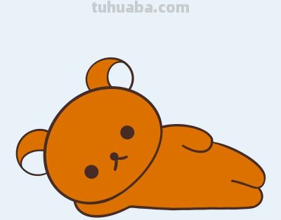 简笔画每日更新之可爱小熊 - 图画吧TUHUABA