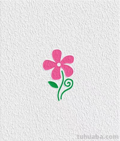 可爱的花花简笔画合集更新啦 - 图画吧TUHUABA