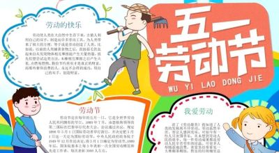 五一劳动节手抄报合集 - 图画吧TUHUABA
