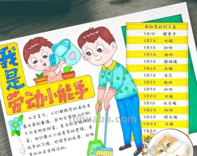 五一劳动节手抄报合集 - 图画吧TUHUABA