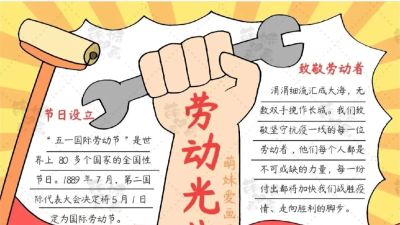五一劳动节手抄报合集 - 图画吧TUHUABA