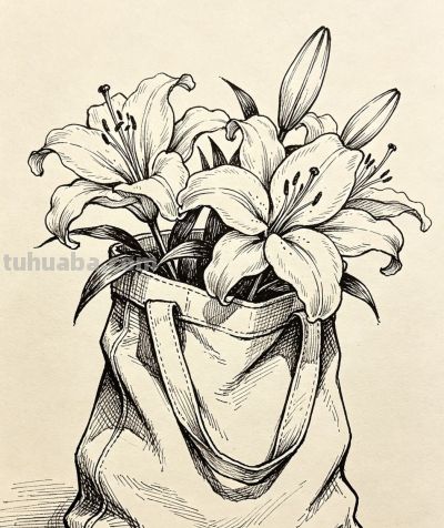 精美素描画 - 图画吧TUHUABA