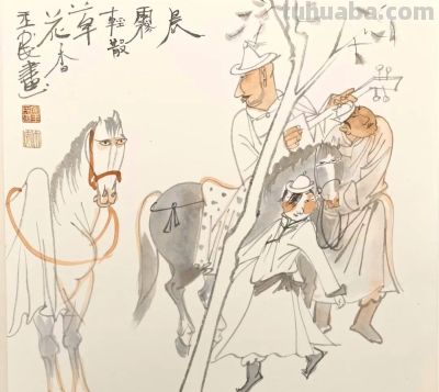 中国画是游乐——安玉民谈速写功底锤炼与写意艺术境界的辩证相融 - 图画吧TUHUABA