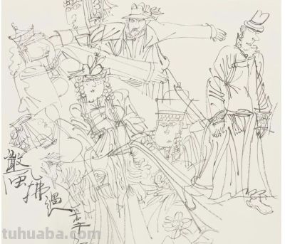 中国画是游乐——安玉民谈速写功底锤炼与写意艺术境界的辩证相融 - 图画吧TUHUABA