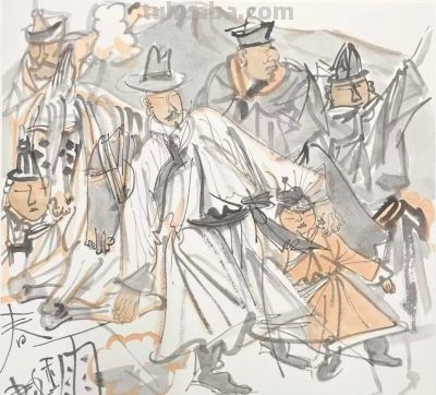中国画是游乐——安玉民谈速写功底锤炼与写意艺术境界的辩证相融 - 图画吧TUHUABA