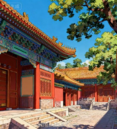 故宫的夏，是水彩里的温柔旧梦 - 今日头条
