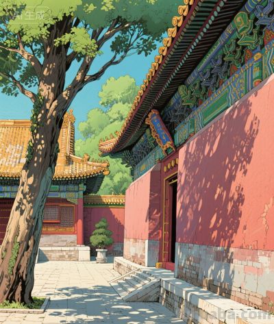 故宫的夏,是水彩里的温柔旧梦 - 今日头条 故宫的夏,是水彩里的温柔旧梦 - 图画吧TUHUABA
