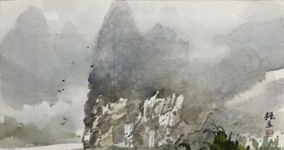 “戏水知彩”滨州市第二届水彩画作品线上展 - 图画吧TUHUABA