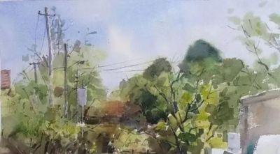 “戏水知彩”滨州市第二届水彩画作品线上展 - 图画吧TUHUABA