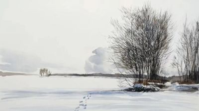 “戏水知彩”滨州市第二届水彩画作品线上展 - 图画吧TUHUABA