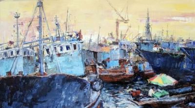 “戏水知彩”滨州市第二届水彩画作品线上展 - 图画吧TUHUABA