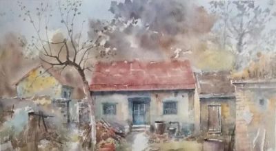 “戏水知彩”滨州市第二届水彩画作品线上展 - 图画吧TUHUABA