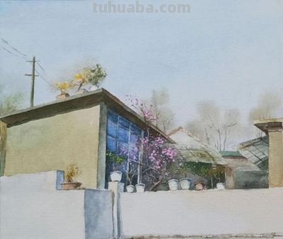 “戏水知彩”滨州市第二届水彩画作品线上展 - 图画吧TUHUABA