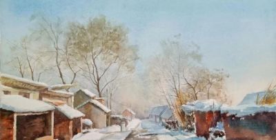 “戏水知彩”滨州市第二届水彩画作品线上展 - 图画吧TUHUABA
