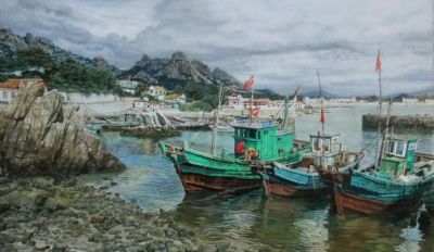“戏水知彩”滨州市第二届水彩画作品线上展 - 图画吧TUHUABA