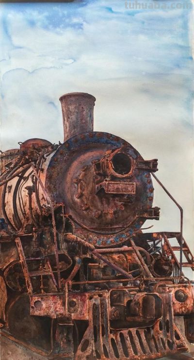 “戏水知彩”滨州市第二届水彩画作品线上展 - 图画吧TUHUABA