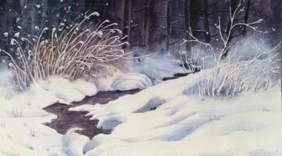 “戏水知彩”滨州市第二届水彩画作品线上展 - 图画吧TUHUABA