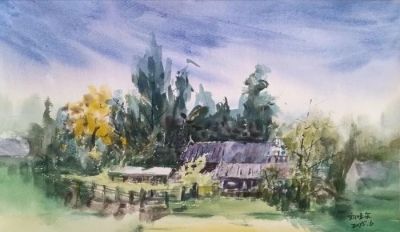 “戏水知彩”滨州市第二届水彩画作品线上展 - 图画吧TUHUABA