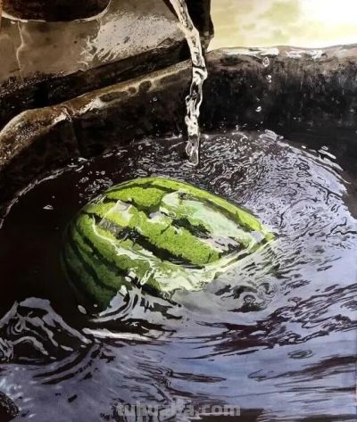 “戏水知彩”滨州市第二届水彩画作品线上展 - 图画吧TUHUABA
