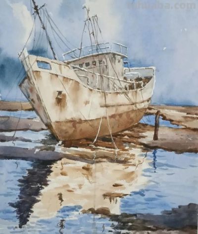 “戏水知彩”滨州市第二届水彩画作品线上展 - 图画吧TUHUABA