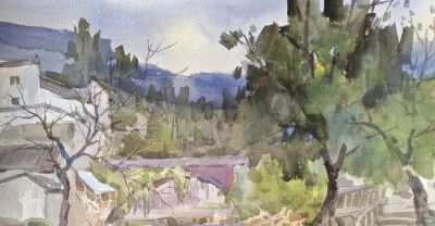 帅起·水彩画 | 从古城到荒原,在水与色的交织中展现自然原始的张力 - 今日头条 帅起·水彩画 | 从古城到荒原,在水与色的交织中展现自然原始的张力 - 图画吧TUHUABA