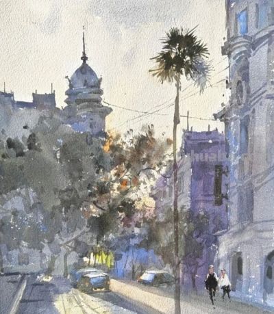帅起·水彩画 | 从古城到荒原,在水与色的交织中展现自然原始的张力 - 今日头条 帅起·水彩画 | 从古城到荒原,在水与色的交织中展现自然原始的张力 - 图画吧TUHUABA