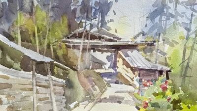 帅起·水彩画 | 从古城到荒原,在水与色的交织中展现自然原始的张力 - 今日头条 帅起·水彩画 | 从古城到荒原,在水与色的交织中展现自然原始的张力 - 图画吧TUHUABA