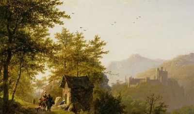 17幅 荷兰浪漫主义风景油画 - 图画吧TUHUABA