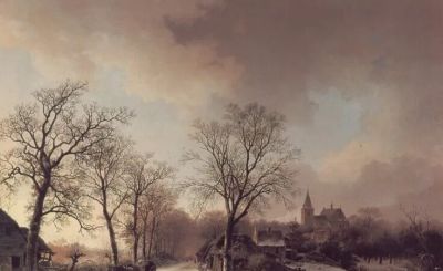 17幅 荷兰浪漫主义风景油画 - 图画吧TUHUABA