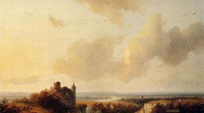 17幅 荷兰浪漫主义风景油画 - 图画吧TUHUABA