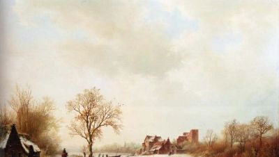 17幅 荷兰浪漫主义风景油画 - 图画吧TUHUABA