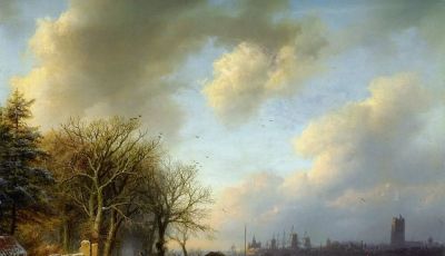 17幅 荷兰浪漫主义风景油画 - 图画吧TUHUABA