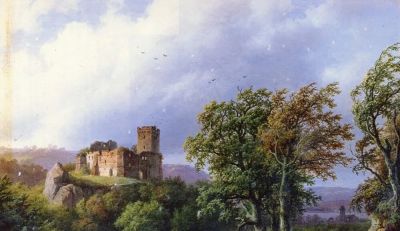 17幅 荷兰浪漫主义风景油画 - 图画吧TUHUABA