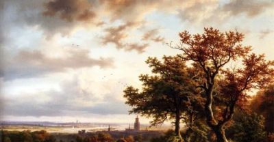 17幅 荷兰浪漫主义风景油画 - 图画吧TUHUABA