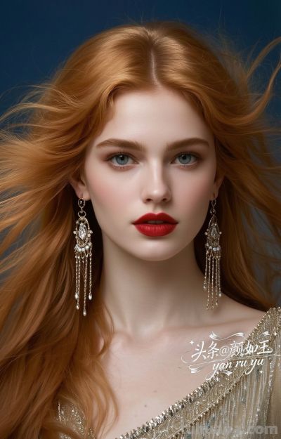 绝美油画，一眼万年的红发佳丽，自带气场的拽姐美学，致命迷人～ - 图画吧TUHUABA