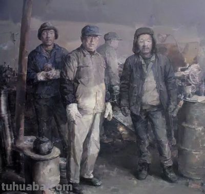 形塑时代烙印，守望家国情怀——林则军油画作品 - 图画吧TUHUABA