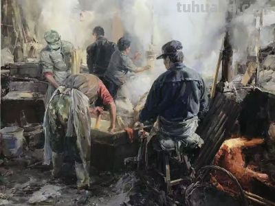 形塑时代烙印，守望家国情怀——林则军油画作品 - 图画吧TUHUABA