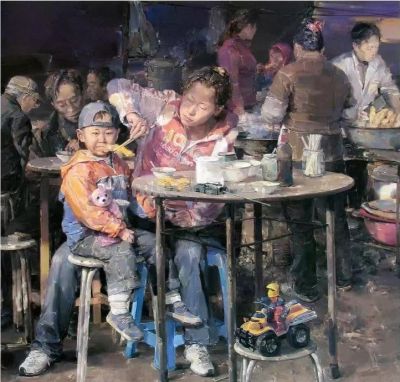 形塑时代烙印，守望家国情怀——林则军油画作品 - 图画吧TUHUABA