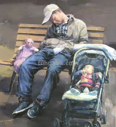 形塑时代烙印，守望家国情怀——林则军油画作品 - 图画吧TUHUABA