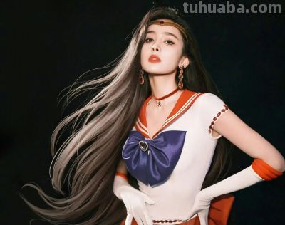 娜扎cos火野丽封神！这套二次元穿搭，把漫画感焊在身上 - 图画吧TUHUABA