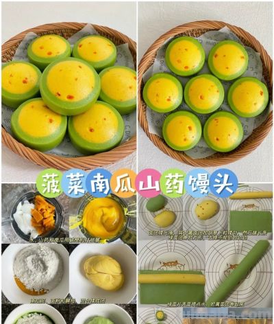 馒头别再买着吃啦，这5种，在家自己做，做法简单，好看又好吃！ - 图画吧TUHUABA