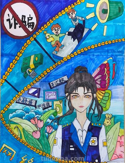 金育工程丨“财思妙想”中小学生绘画、手抄报、视频创作大赛部分获奖作品展示（绘画类） - 图画吧TUHUABA