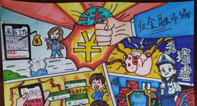 金育工程丨“财思妙想”中小学生绘画、手抄报、视频创作大赛部分获奖作品展示（绘画类） - 图画吧TUHUABA