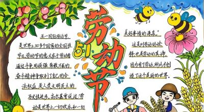 5.1劳动节主题画/手抄报 致敬劳动者 - 图画吧TUHUABA