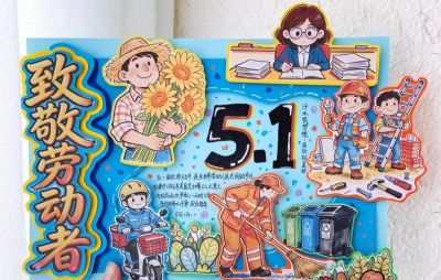 5.1劳动节主题画/手抄报 致敬劳动者 - 图画吧TUHUABA