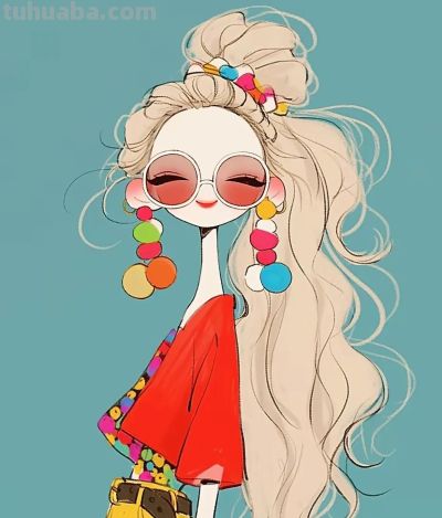 色彩里的时尚精灵，你们要的热门配图，收藏备用哦 - 图画吧TUHUABA
