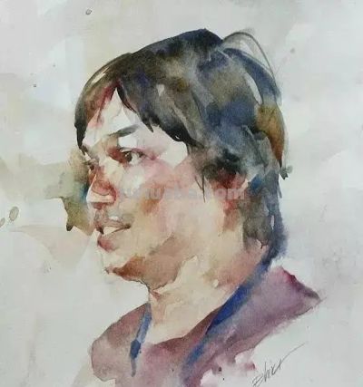 泰国Bhira Phokthavi水彩画作 - 图画吧TUHUABA