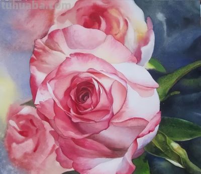 周峰花卉水彩画:色彩里的自然之梦 - 今日头条 周峰花卉水彩画:色彩里的自然之梦 - 图画吧TUHUABA