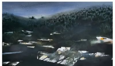丁寺钟·水彩丨在虚实掩映间构建出似真还幻的视觉境界 - 今日头条 丁寺钟·水彩丨在虚实掩映间构建出似真还幻的视觉境界 - 图画吧TUHUABA